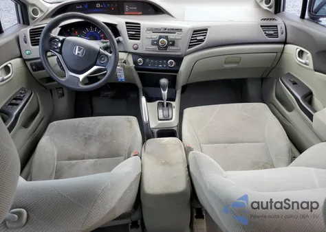 2012 Honda Civic Ex z USA, uszkodzony, nr VIN 2HGFB2F84CH312580